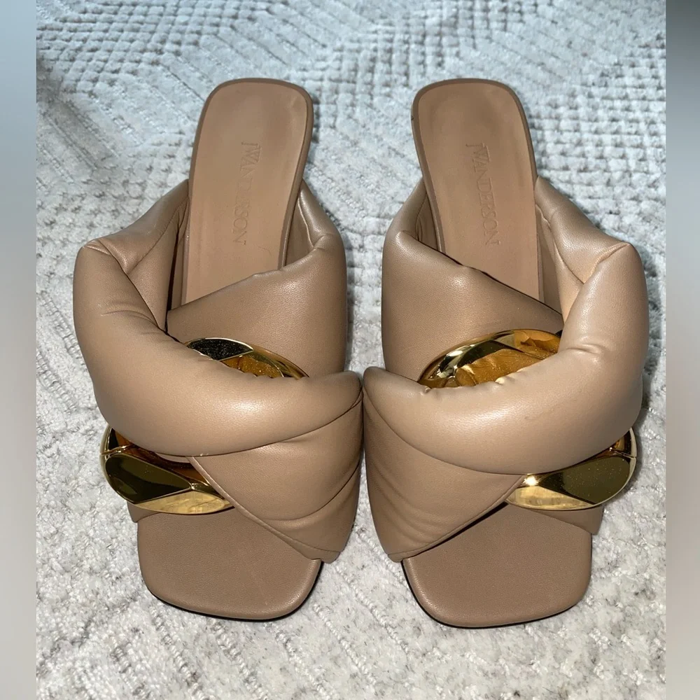 JW ANDERSON TWIST CHAIN SANDAL Size 39